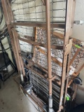 Bed frame with springs