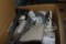 Box of remotes and other electronic items