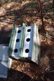 Blue martin bird house