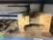 Various items on shop shelf