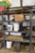 Metal shelf only. ...Items on shelves NOT included Must bring help to load, please come later in the