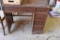 Wood desk, with drawers Please bring help to load