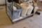Metal flat bed cart, buckets NOT included