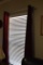 Burgundy window curtains. 6 panels...