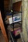 Small metal rack.... Items on shelves NOT included