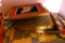 Wooden picture frames embossed leather hand done