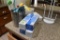 Refrigerator water replacement filters, cleaning supplies and paper towel holder