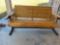Wooden porch swing Must bring help to load.
