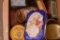 Box of vintage tins