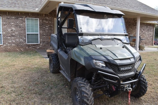 2015 Honda Pioneer 700 UTV with 178.1 hours and 442 miles....This thing is amazing it has a winch in