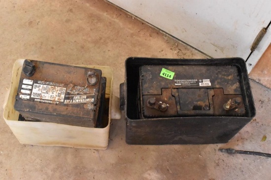 Vehicle batteries