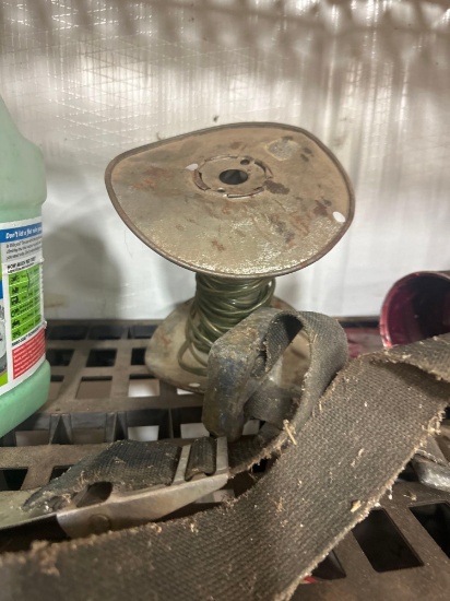 Tire slime, wheel bearing grease, Lucas oil stabilizer, dive belt lead weight, ring shank nails 8d