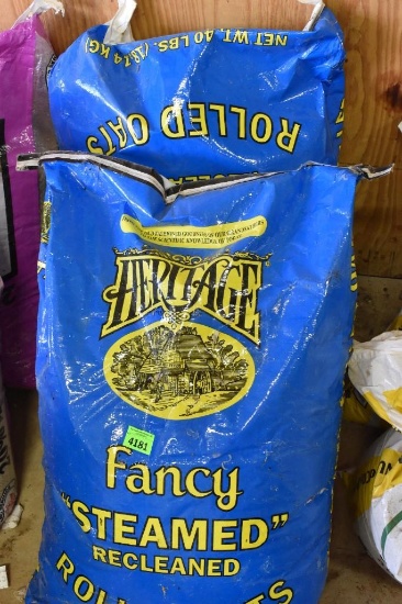 2 Bags of rolled oats You are bidding 2 times the money.