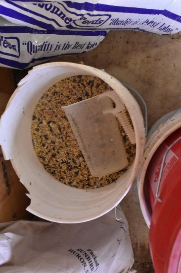 Bird seed buckets