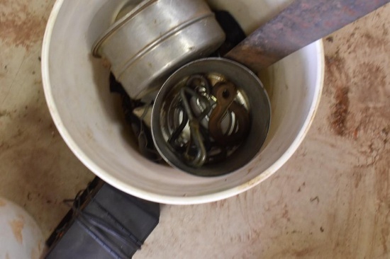 5 gal bucket of various hardware items