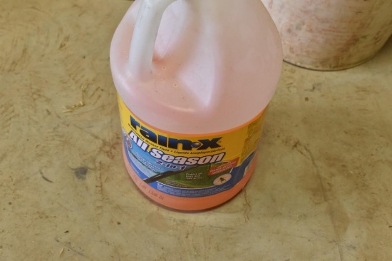 Rain X windshield washer 1/2 full