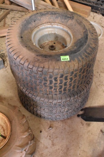 Lawn mower tires