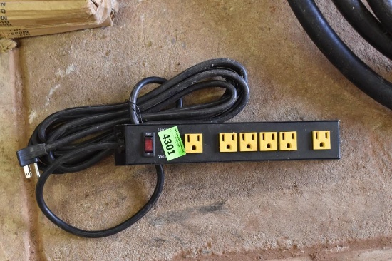 Extension cord outlet