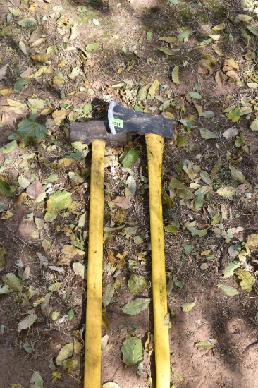 Ax and sledge hammer
