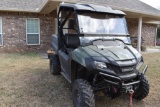 2015 Honda Pioneer 700 UTV with 178.1 hours and 442 miles....This thing is amazing it has a winch in