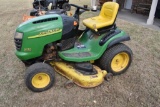 L130 John Deere riding lawn mower with a 48 inch cutting deck and 242.2 hours on it....