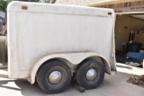 dual axle 6 x 8 x 5 trailer.......Items inside not included In close cargo No title