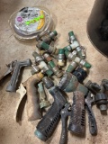 Sprayers, weed eater cord, tee connectors