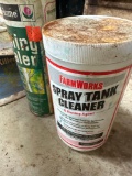 Spray tank cleaner, crabgrass killer, tempo, pruner sealer, gofher bait, more