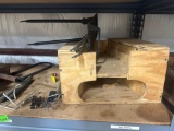 Various items on shop shelf