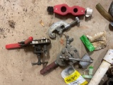 Plumbing tools and copper tubing battery post cleaner