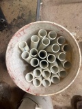 Fencing items and planting pots pvc used to extend table height