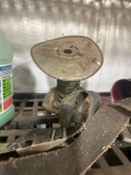Tire slime, wheel bearing grease, Lucas oil stabilizer, dive belt lead weight, ring shank nails 8d