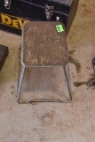 Small metal stool