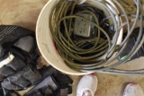 Electrical cord and basketball