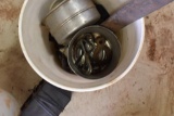 5 gal bucket of various hardware items