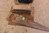 Hand saw , dovetail jig