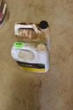 Hy Gard 1/2 full. Outboard motor oil 1/2 full
