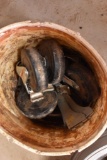 Bucket of casters