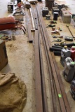 Metal pieces 2 - 2 x 2 by 24 ft 1 - 3 x 3 by 8.5 ft 2 - 3/4 x 2 x 20 ft 1- 3 x 3 by 15 You are