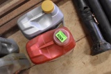 Motor oil high mileage 1/2 full other is full