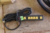 Extension cord outlet