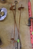 anchor rods to screw in ground