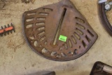 Antique Metal tractor seat