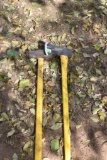 Ax and sledge hammer