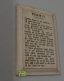 Framed PSALM 23 picture