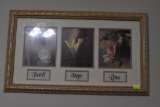 Framed Faith, hope, love picture