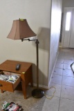 Movable floor lamp with shade....
