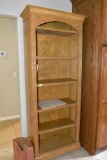 Wooden bookshelf 6 shelves Ash shop built they are solid. Must bring help to load.