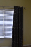 2 panels of curtains with leaves on them.......