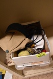 Tennis ball, baseball cap and much more.